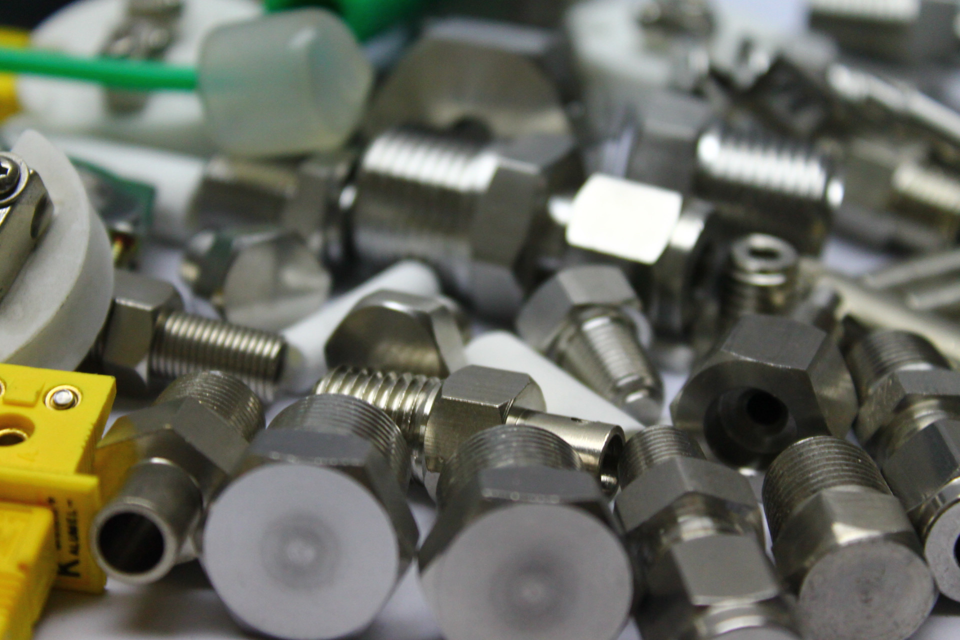  主要过程连接件的选择与代码对照表