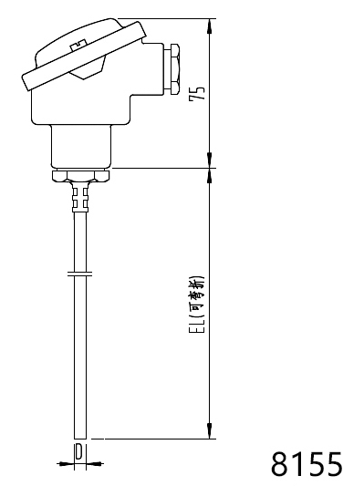 铠装热电偶 带接线盒（默认B型接线盒，可接J型接线盒）.jpg